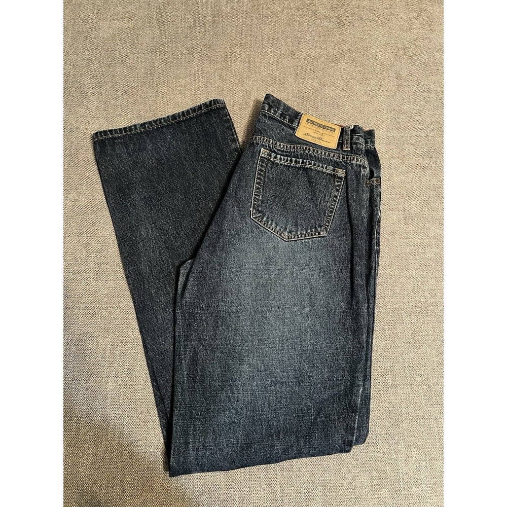 Eddie Bauer Bootcut Jeans Women's 12(32x34) Blue‎ Denim Cowboy Outdoor Preppy